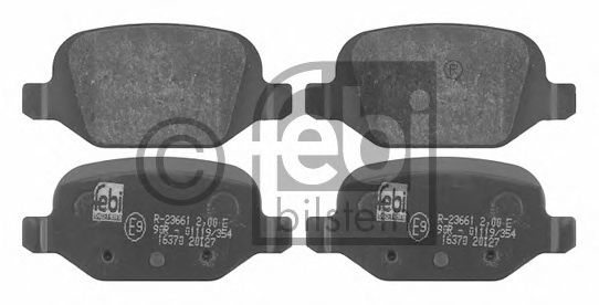 Set placute frana,frana disc LANCIA YPSILON (843) (2003 - 2011) FEBI BILSTEIN 16370 piesa NOUA