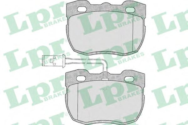 Set placute frana,frana disc LAND ROVER DISCOVERY II (LJ, LT) (1998 - 2004) LPR 05P324 piesa NOUA