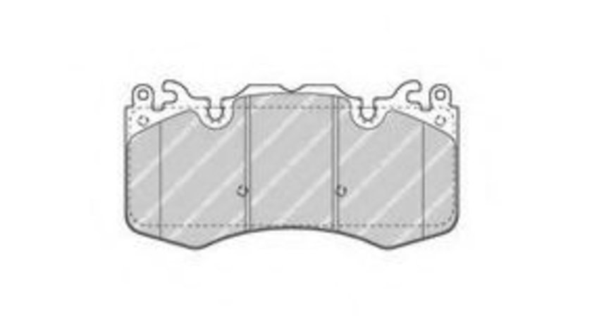 Set placute frana,frana disc LAND ROVER RANGE ROVER SPORT (LS) (2005 - 2013) FERODO FDB4379 piesa NOUA