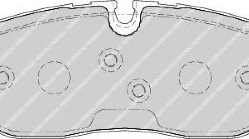 Set placute frana,frana disc LAND ROVER RANGE ROVER SPORT (LS) (2005 - 2013) FERODO FDB1615 piesa NOUA