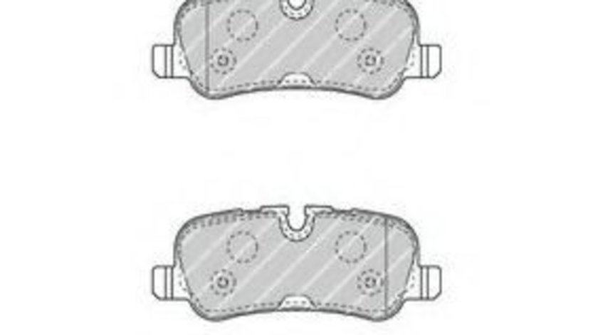 Set placute frana,frana disc LAND ROVER RANGE ROVER SPORT (LS) (2005 - 2013) FERODO FDB4105 piesa NOUA