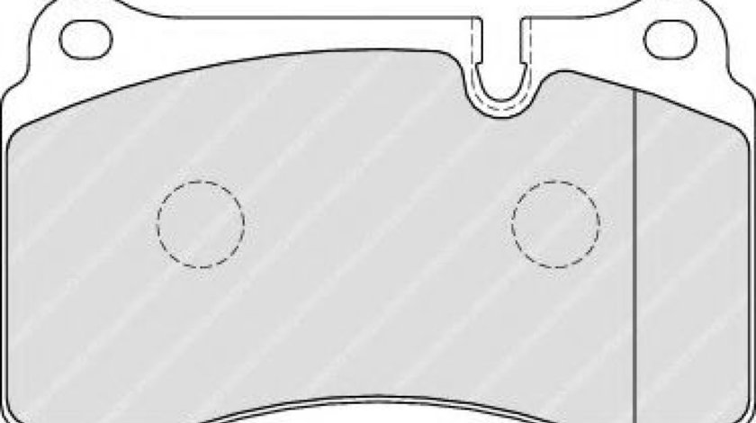 Set placute frana,frana disc LAND ROVER RANGE ROVER SPORT (LS) (2005 - 2013) FERODO FDB1996 piesa NOUA