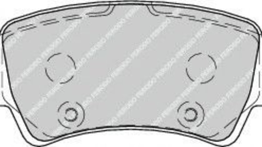 Set placute frana,frana disc LAND ROVER RANGE ROVER EVOQUE (LV) (2011 - 2016) FERODO FDB4237 piesa NOUA