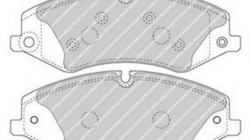 Set placute frana,frana disc LAND ROVER RANGE ROVER IV (LG) (2012 - 2016) FERODO FDB4455 piesa NOUA