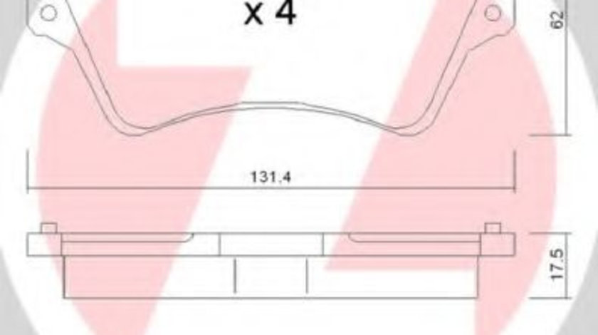 Set placute frana,frana disc LAND ROVER FREELANDER (LN) (1998 - 2006) ZIMMERMANN 23615.175.1 piesa NOUA