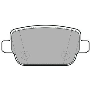 Set placute frana,frana disc LAND ROVER FREELANDER 2 (LF, FA) (2006 - 2014) KRIEGER 0950006447 piesa...