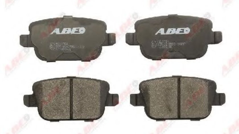 Set placute frana,frana disc LAND ROVER FREELANDER 2 (LF, FA) (2006 - 2014) ABE C2I003ABE piesa NOUA