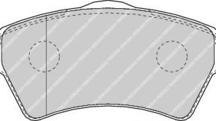 Set placute frana,frana disc LAND ROVER FREELANDER (LN) (1998 - 2006) FERODO FDB1473 piesa NOUA