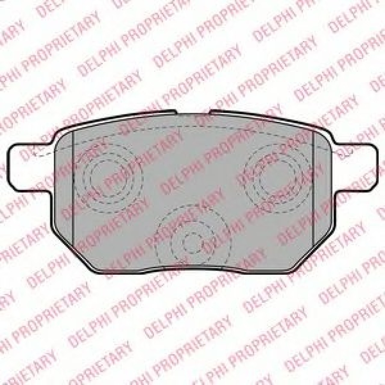Set placute frana,frana disc LEXUS CT (ZWA1) (2010 - 2016) DELPHI LP2105 piesa NOUA