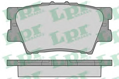 Set placute frana,frana disc LEXUS ES (MCV_, VZV_) (1996 - 2008) LPR 05P1281 piesa NOUA