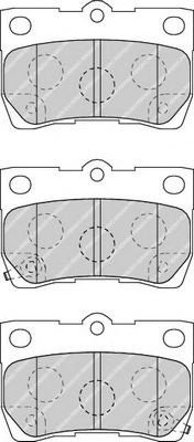 Set placute frana,frana disc LEXUS IS II (GSE2, ALE2, USE2) (2005 - 2016) FERODO FDB4001 piesa NOUA