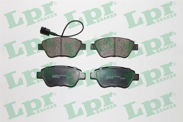Set Placute Frana,frana Disc Lpr Fiat 05P1225