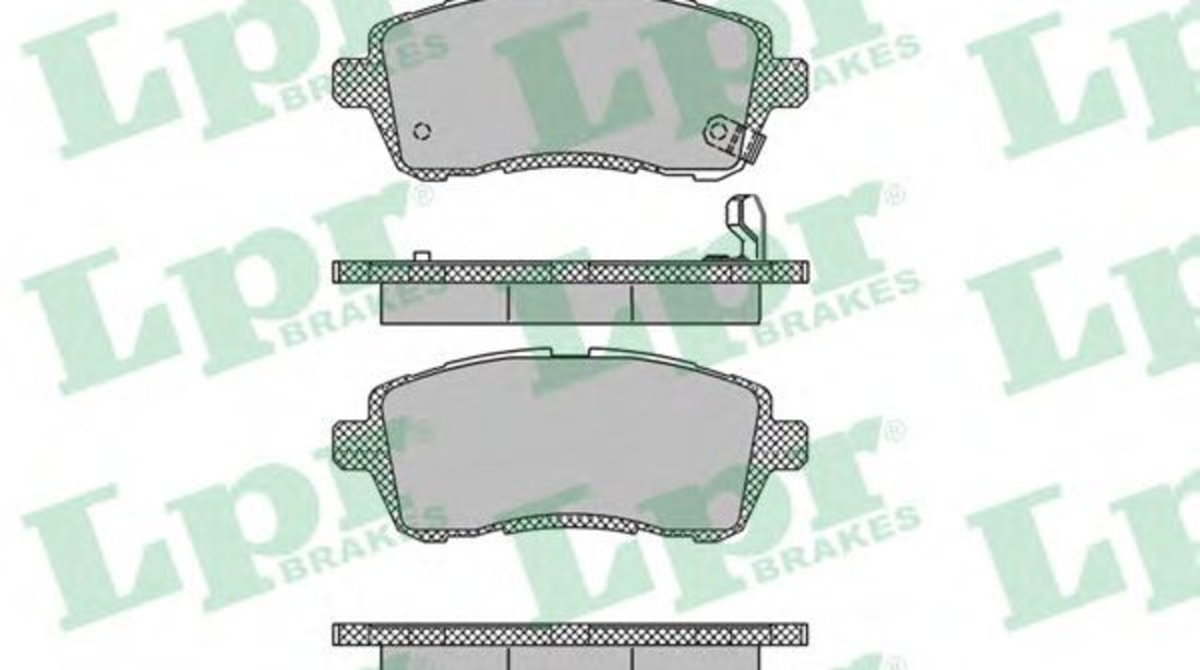 Set placute frana,frana disc MAZDA 2 (DE) (2007 - 2015) LPR 05P1464 piesa NOUA