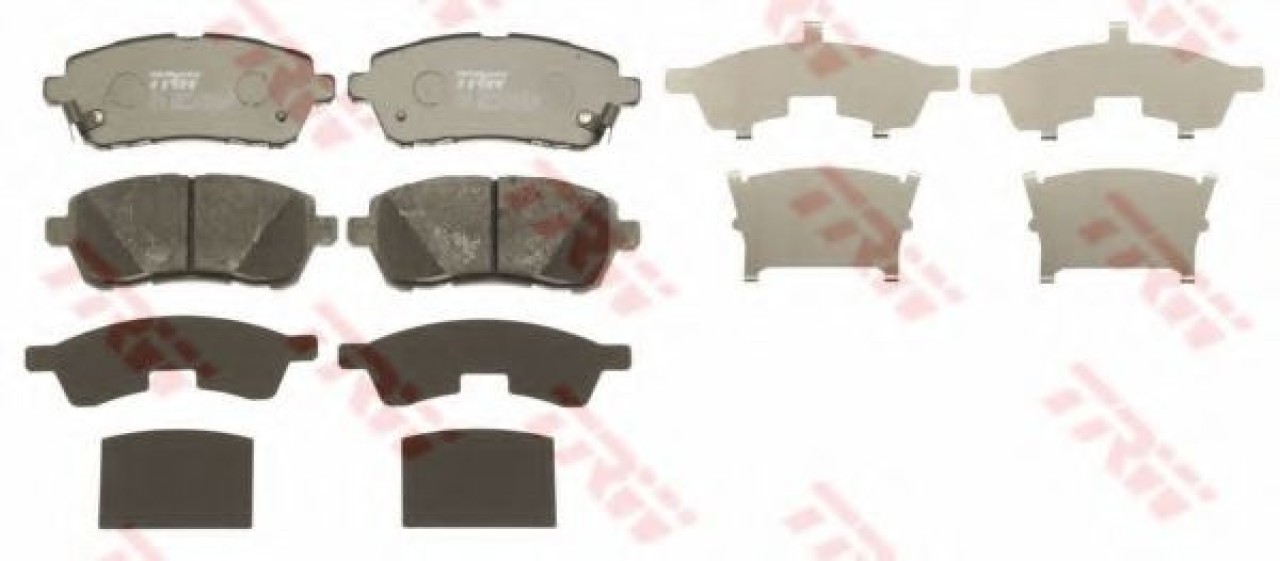 Set placute frana,frana disc MAZDA 2 (DE) (2007 - 2015) TRW GDB3437 piesa NOUA