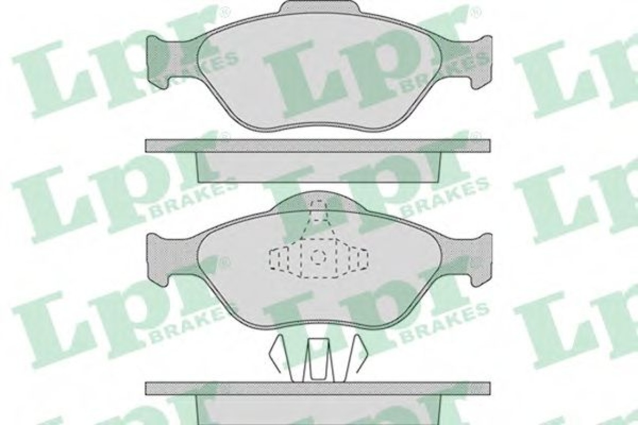 Set placute frana,frana disc MAZDA 2 (DY) (2003 - 2016) LPR 05P949 piesa NOUA