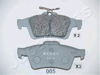 Set placute frana,frana disc MAZDA 3 (BL) (2008 - 2016) JAPANPARTS PP-005AF piesa NOUA