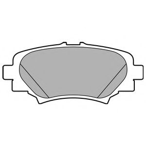 Set placute frana,frana disc MAZDA 3 (BM) (2013 - 2016) DELPHI LP2702 piesa NOUA