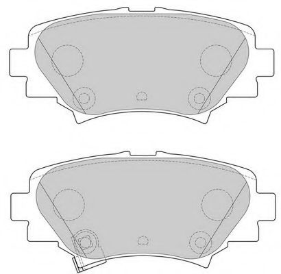 Set placute frana,frana disc MAZDA 3 Limuzina (BM) (2013 - 2016) FERODO FDB4700 piesa NOUA