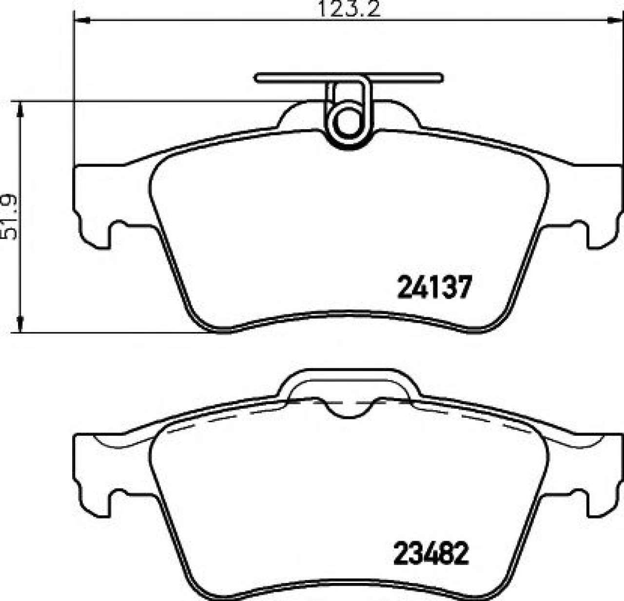 Set placute frana,frana disc MAZDA 5 (CW) (2010 - 2016) TEXTAR 2413701 piesa NOUA