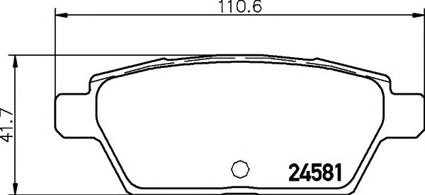Set placute frana,frana disc MAZDA 6 (GG) (2002 - 2008) TEXTAR 2458102 piesa NOUA