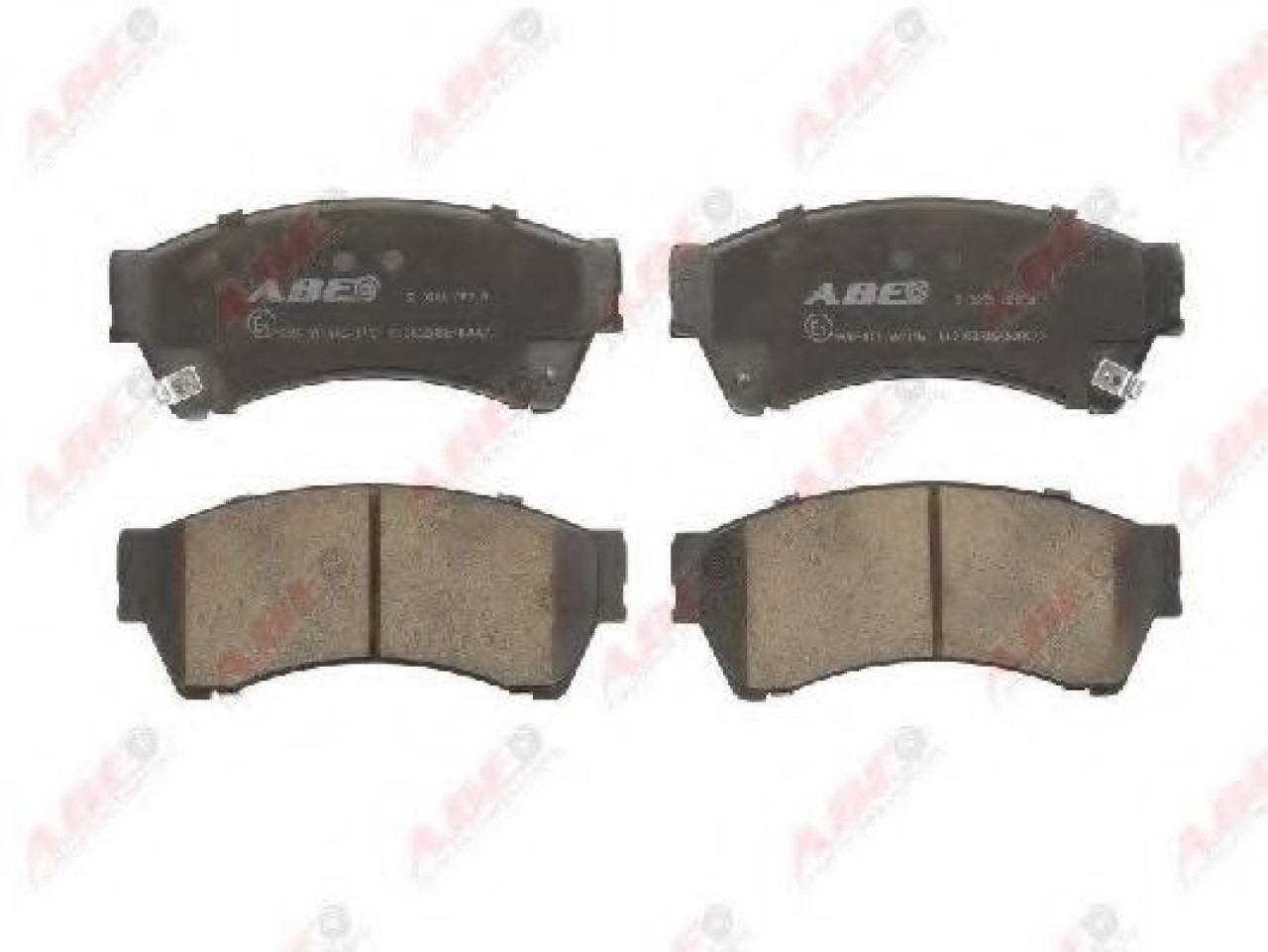 Set placute frana,frana disc MAZDA 6 Hatchback (GG) (2002 - 2008) ABE C13062ABE piesa NOUA