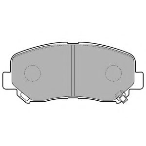 Set placute frana,frana disc MAZDA CX-5 (KE, GH) (2011 - 2016) DELPHI LP2481 piesa NOUA
