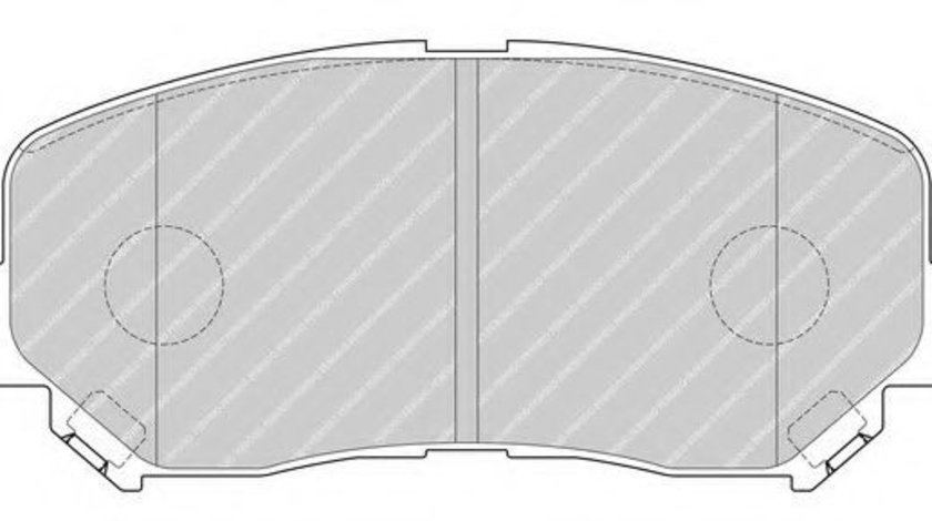 Set placute frana,frana disc MAZDA CX-5 (KE, GH) (2011 - 2016) FERODO FDB4357 piesa NOUA