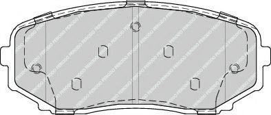 Set placute frana,frana disc MAZDA CX-7 (ER) (2006 - 2016) FERODO FDB4365 piesa NOUA
