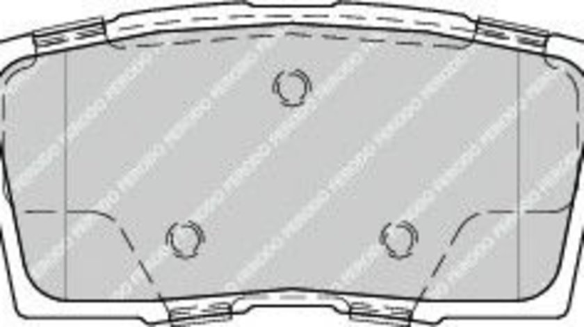 Set placute frana,frana disc MAZDA CX-7 (ER) (2006 - 2016) FERODO FDB4366 piesa NOUA