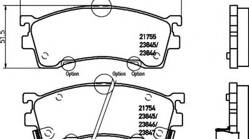 Set placute frana,frana disc MAZDA PREMACY (CP) (1999 - 2005) TEXTAR 2384504 piesa NOUA