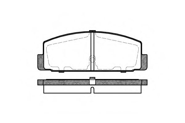 Set placute frana,frana disc MAZDA PREMACY (CP) (1999 - 2005) REMSA 0179.30 piesa NOUA