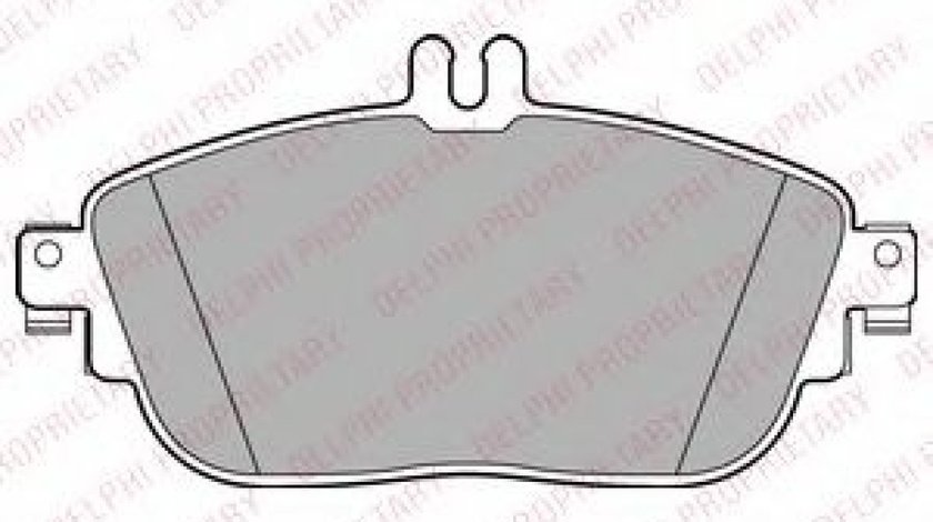 Set placute frana,frana disc MERCEDES A-CLASS (W176) (2012 - 2016) DELPHI LP2441 piesa NOUA