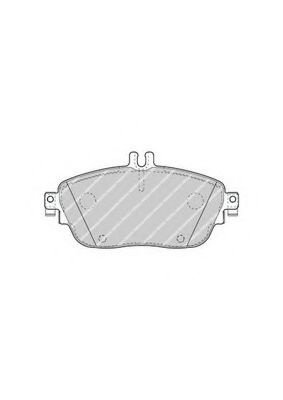 Set placute frana,frana disc MERCEDES A-CLASS (W176) (2012 - 2016) FERODO FDB4245 piesa NOUA