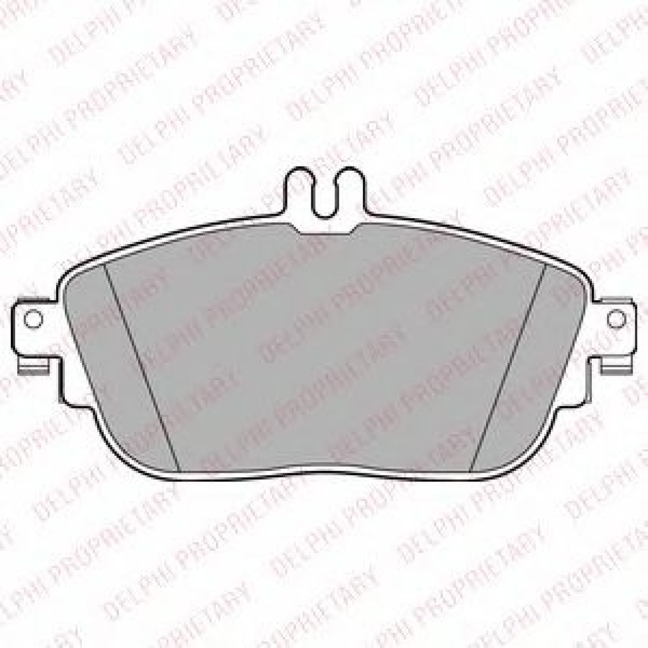 Set placute frana,frana disc MERCEDES B-CLASS (W246, W242) (2011 - 2016) DELPHI LP2441 piesa NOUA