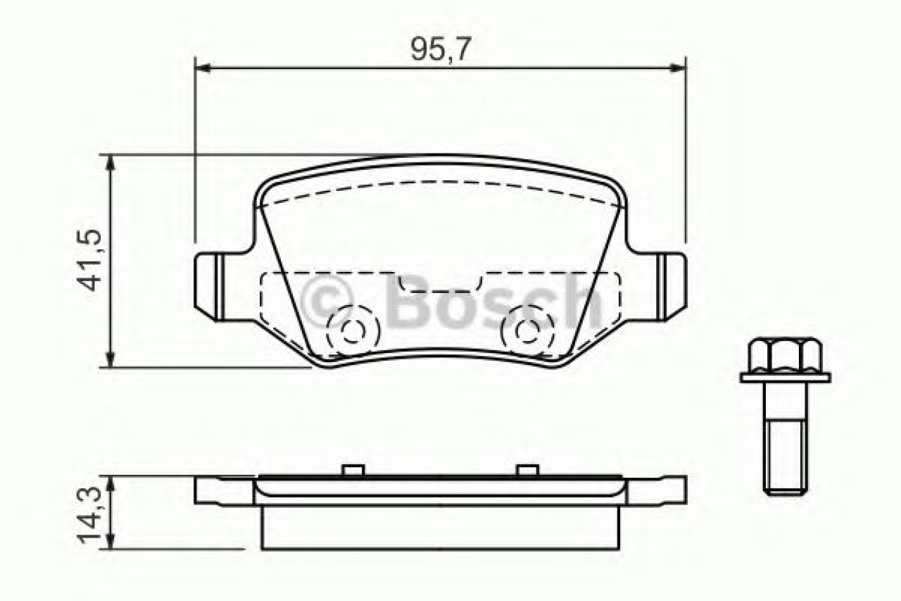 Set placute frana,frana disc MERCEDES B-CLASS (W245) (2005 - 2011) BOSCH 0 986 494 023 piesa NOUA
