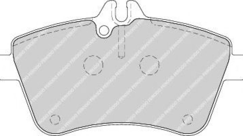 Set placute frana,frana disc MERCEDES B-CLASS (W245) (2005 - 2011) FERODO FDB1750 piesa NOUA