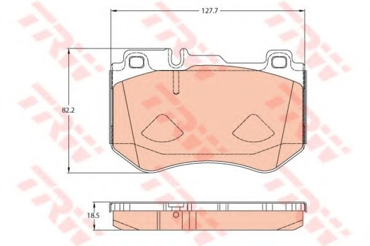Set placute frana,frana disc MERCEDES C-CLASS T-Model (S205) (2014 - 2016) TRW GDB2078 piesa NOUA