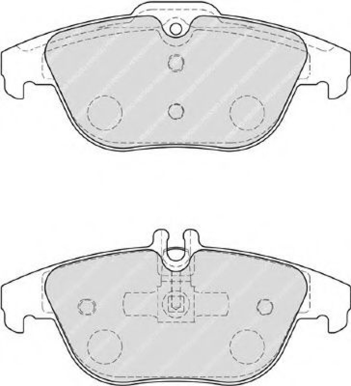 Set placute frana,frana disc MERCEDES C-CLASS T-Model (S204) (2007 - 2014) FERODO FDB4220 piesa NOUA