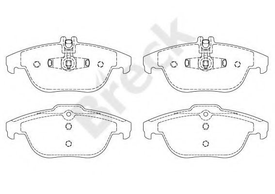 Set placute frana,frana disc MERCEDES C-CLASS T-Model (S204) (2007 - 2014) Break 24253 00 702 00 piesa NOUA