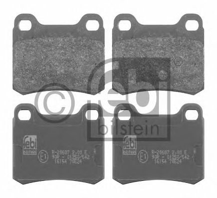 Set placute frana,frana disc MERCEDES C-CLASS (W202) (1993 - 2000) FEBI BILSTEIN 16154 piesa NOUA