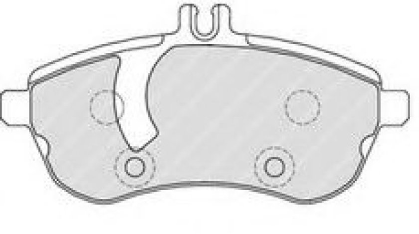 Set placute frana,frana disc MERCEDES C-CLASS (W204) (2007 - 2014) FERODO FDB1978 piesa NOUA