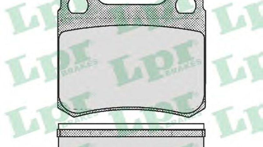 Set placute frana,frana disc MERCEDES C-CLASS Combi (S202) (1996 - 2001) LPR 05P181 piesa NOUA