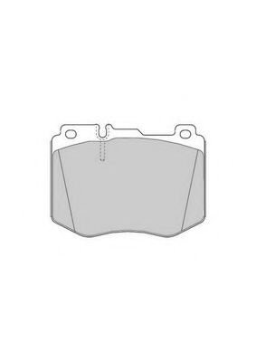 Set placute frana,frana disc MERCEDES C-CLASS (W205) (2013 - 2016) FERODO FDB4608 piesa NOUA