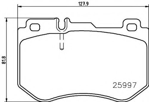 Set placute frana,frana disc MERCEDES C-CLASS Cupe (C205) (2015 - 2016) BREMBO P 50 123 piesa NOUA