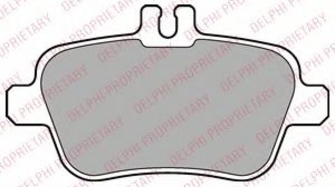 Set placute frana,frana disc MERCEDES CLA Cupe (C117) (2013 - 2016) DELPHI LP2289 piesa NOUA