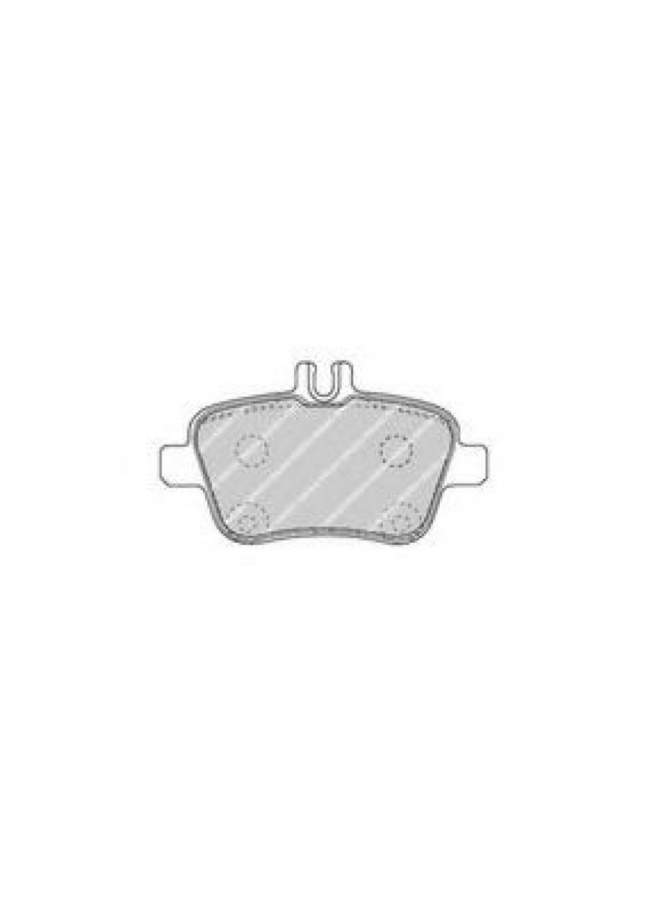 Set placute frana,frana disc MERCEDES CLA Shooting Brake (X117) (2015 - 2016) FERODO FDB4163 piesa NOUA