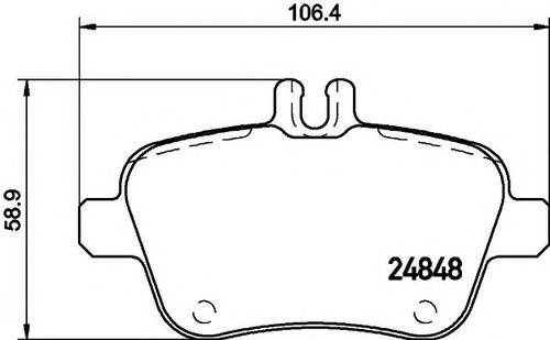 Set placute frana,frana disc MERCEDES CLA Shooting Brake (X117) (2015 - 2016) TEXTAR 2484801 piesa N...