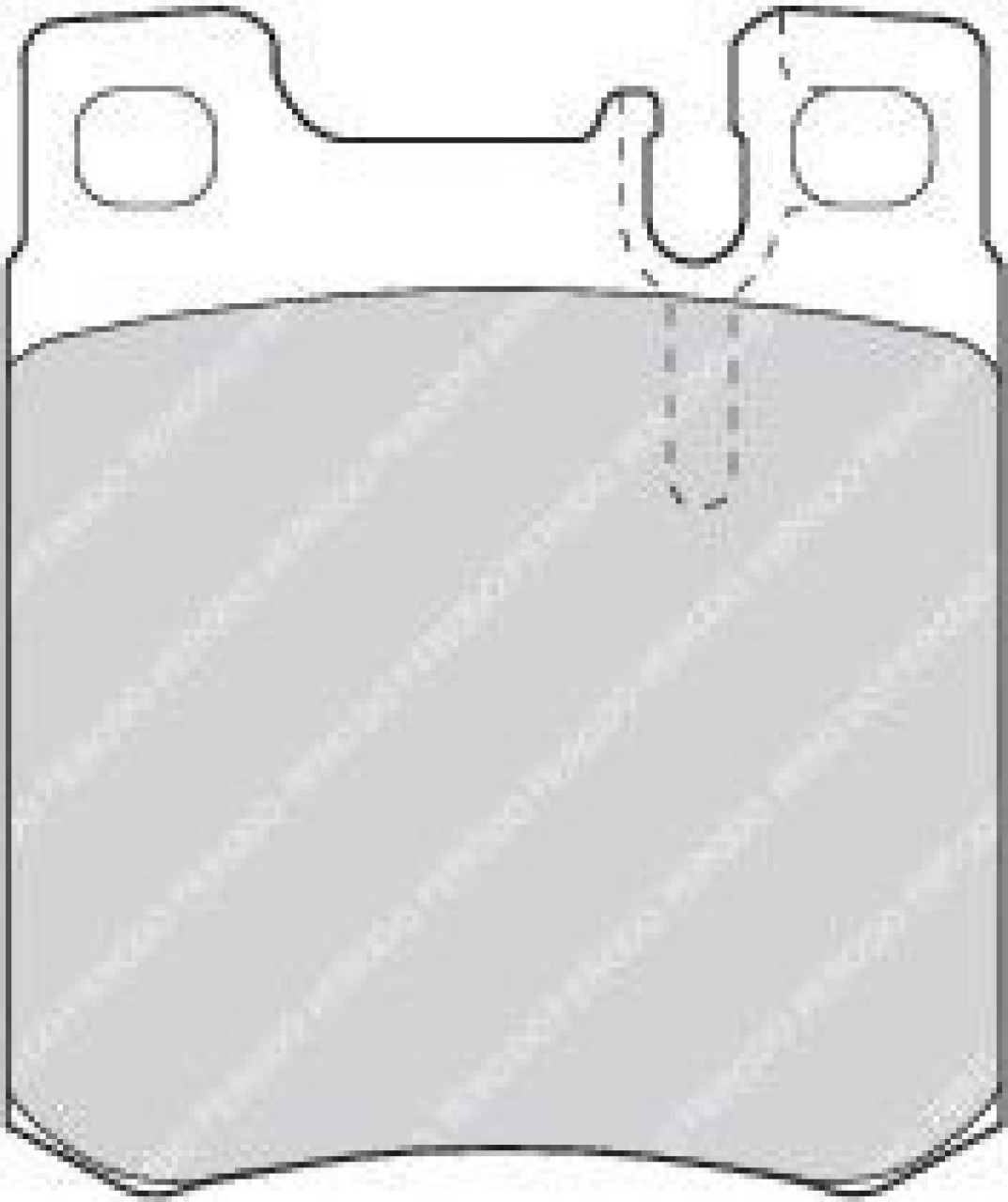 Set placute frana,frana disc MERCEDES CLK (C209) (2002 - 2009) FERODO FDB799 piesa NOUA