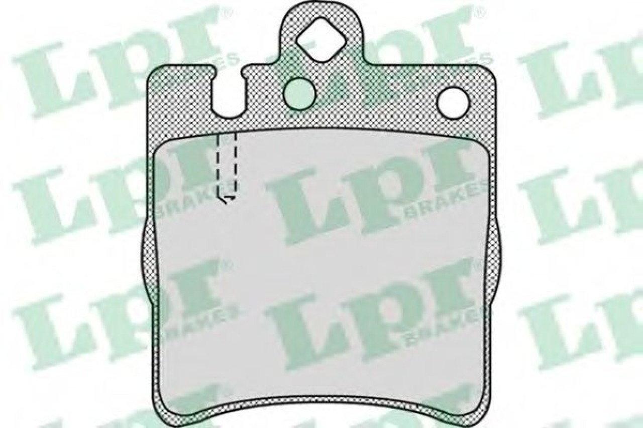 Set placute frana,frana disc MERCEDES CLK (C209) (2002 - 2009) LPR 05P957 piesa NOUA