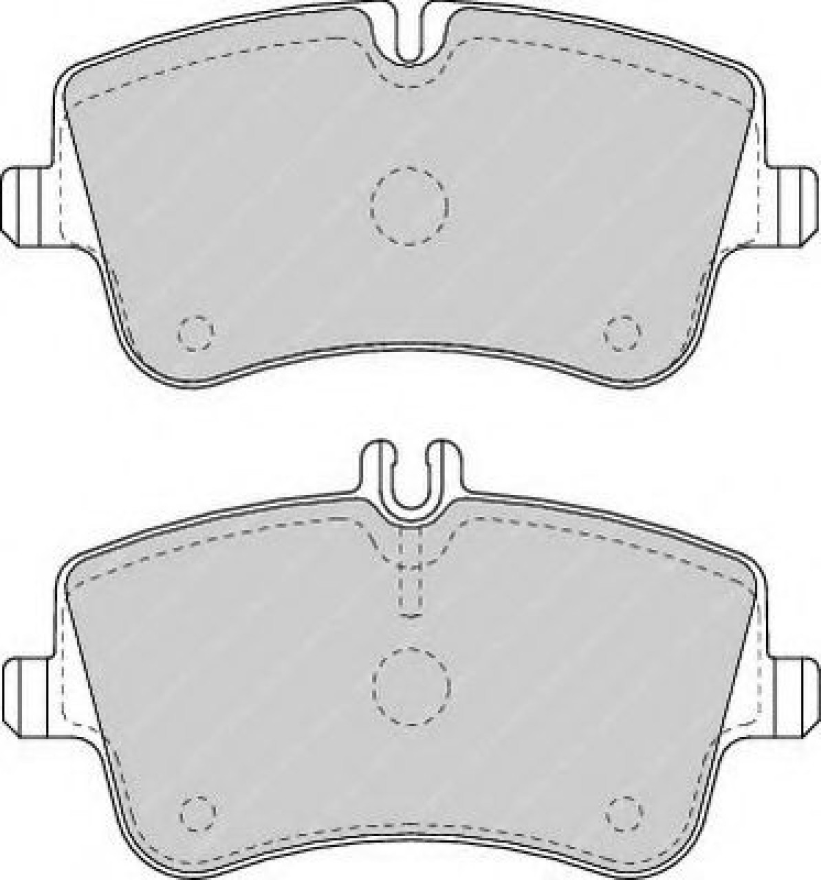 Set placute frana,frana disc MERCEDES CLK Cabriolet (A209) (2003 - 2010) FERODO FDB1429 piesa NOUA